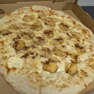 Potato and onions pizza ... Weekly specials