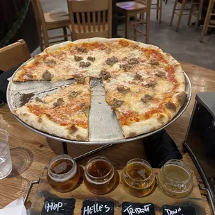 pizza, food