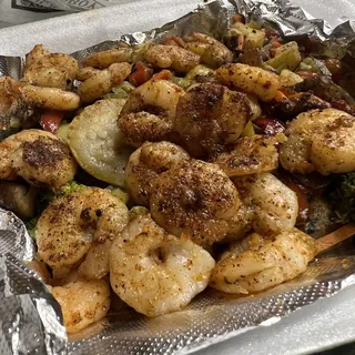 Grilled Shrimp and Veggies