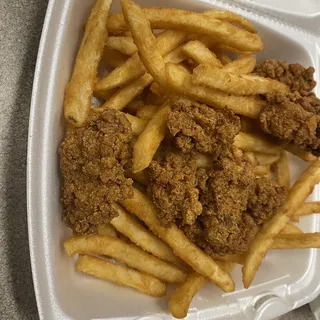 Fried Oyster and Fries