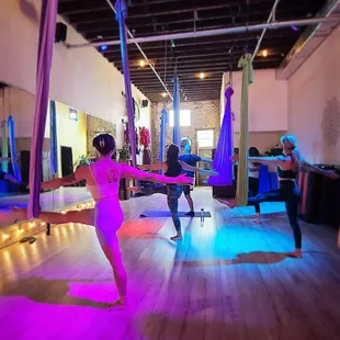 Aerial yoga