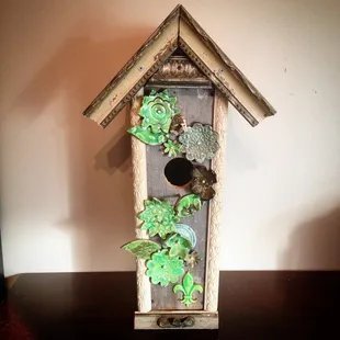 Found object art and upcycle