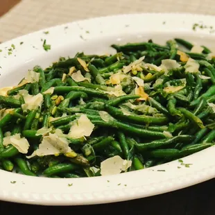 Roasted Garlic Parmesan Greenbeans