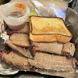 Brisket plate