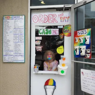 New order/pay faux door/window with plexiglass :)