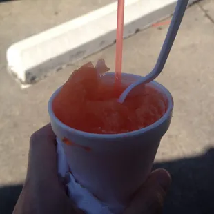 Peach (kiddie size) Snowball