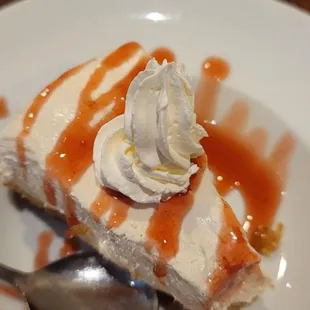 Homemade Strawberry cheesecake.