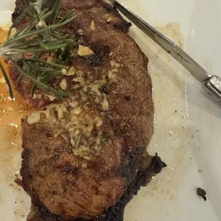 Rib eye steak
