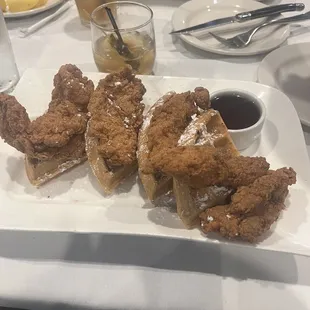 Chicken and waffles