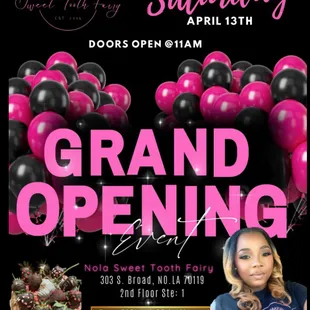 Come out and support us at our grand opening!!  Free Gift for first 20 in line! Saturday April 13, 2024! Doors @11am!