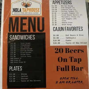 Food Menu