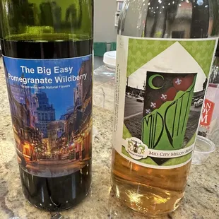 two bottles of wine