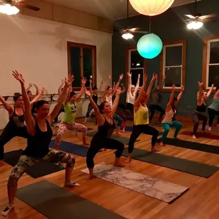 We do BUTI Yoga too!  Les shake!