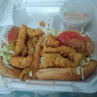 Catfish Po Boy