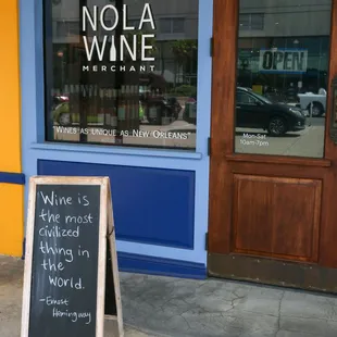 Store exterior