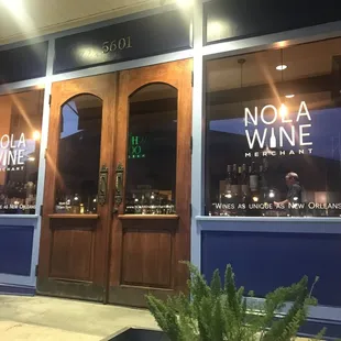 Store exterior