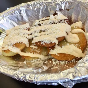 Yuca fritters- not my favorite