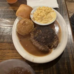 a plate of food on a table