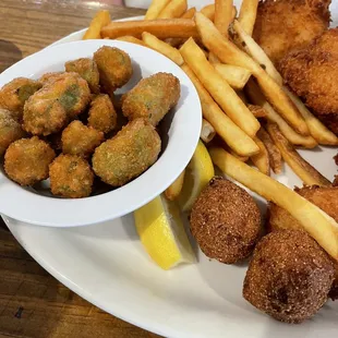 Fried okra