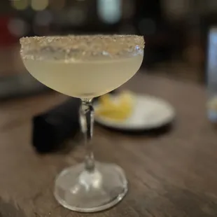 Lemon drop martini