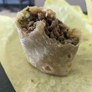 Their burrito stands up to the competition