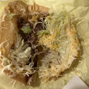 I told my kids not to come here and this is why "beef taco "