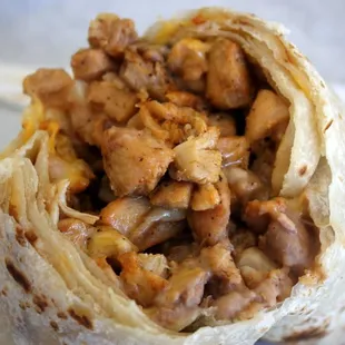 Pollo asado w/ beans and cheese only