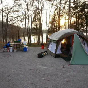 Site 23 overlooking Nolin Lake