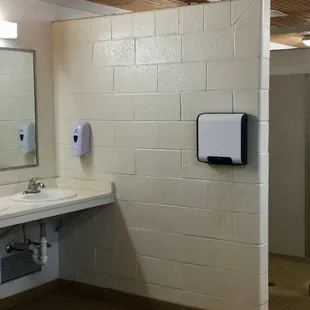 Clean and functional bathroom