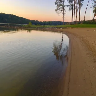 Nice sunset on Nolin SP beach