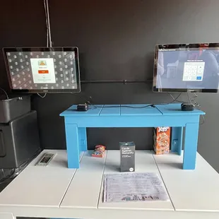 Patio table games &amp; touch ordering screens