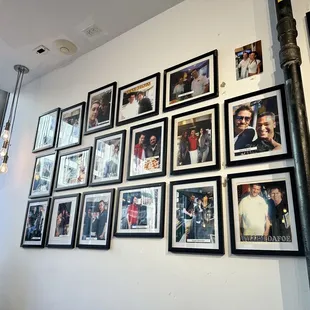 Photos of the famous people that have Visited it