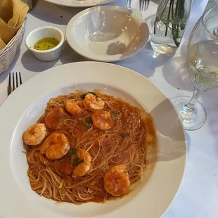 Shrimp capellini