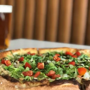 pizza, food