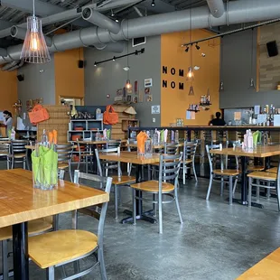 Nice clean dining area