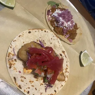 Fish Ensalada Style Taco