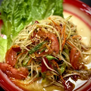 Non-Fermented Papaya Salad