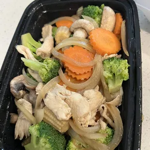 Stirfried Sp.3 Stir Fried Mixed Veggie with chicken