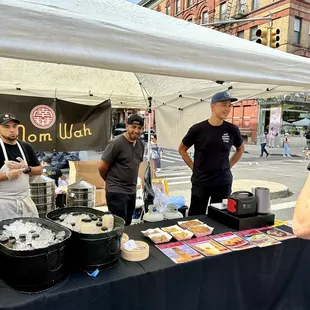 Nom wah pop up at the Chelsea street festival