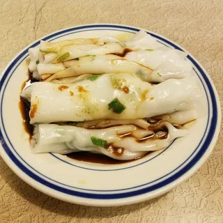 Cilantro and Scallion Rice Rolls