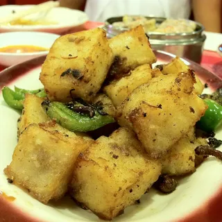 Turnip Cake with XO Sauce