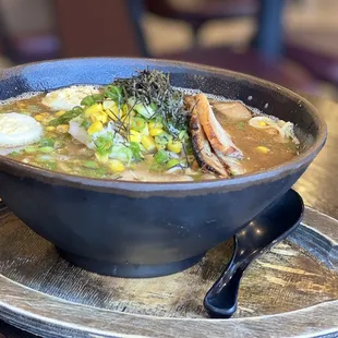 Black garlic ramen