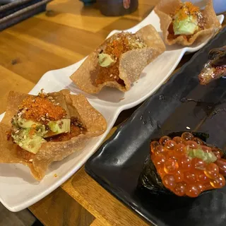 Spicy Tuna Tartae Tacos