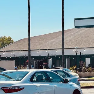 Nomad bistro view from parking lot. That's the spot!