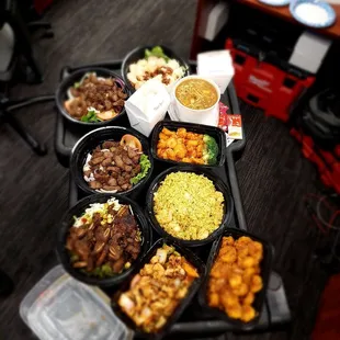 Curry fried nice. Walnut shrimp. Filet mignon steak. Family style takeout.