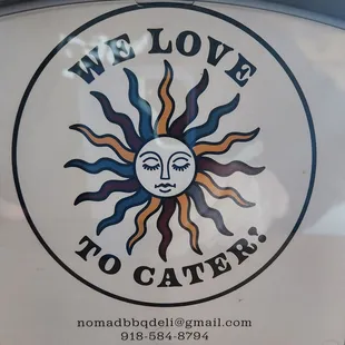 we love to cater