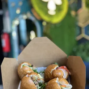 Vietnamese Grilled Chicken Sandwich and Special Combination Sandwich
