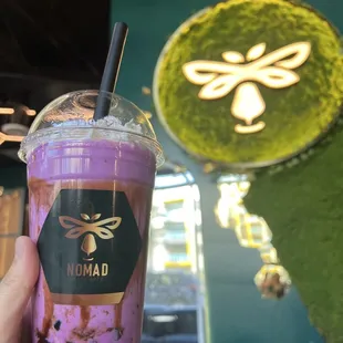 Ube Milk Shake