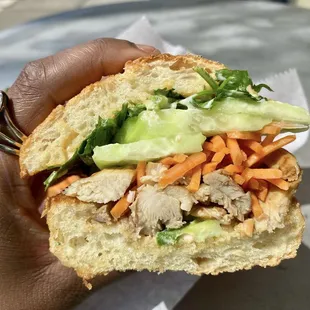 Inside the Chicken Banh Mi