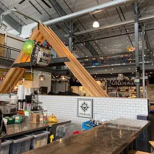 Nomad coffee counter